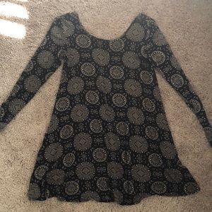 Long sleeve mandala dress